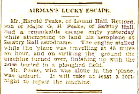 Article about a crash