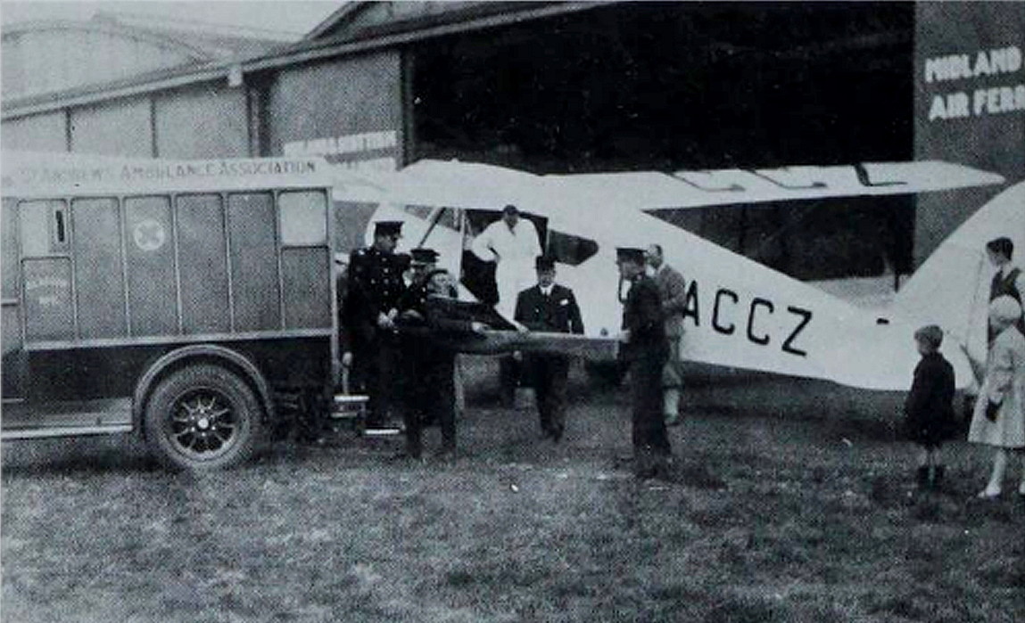 First air-ambulance flight