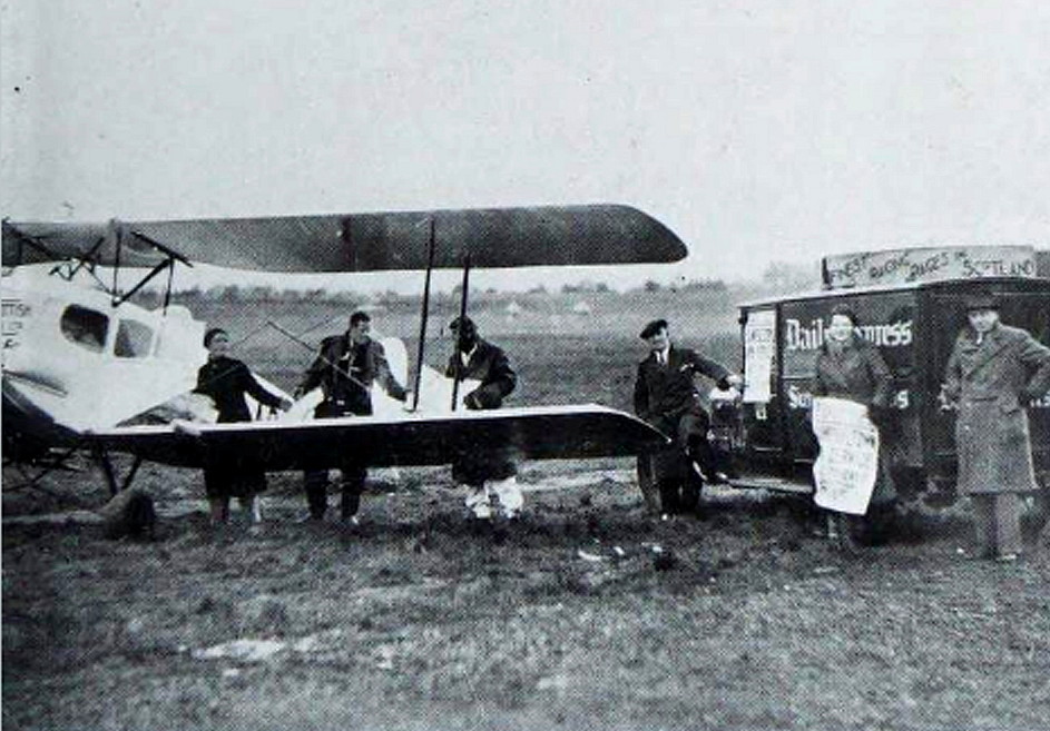First scheduled service