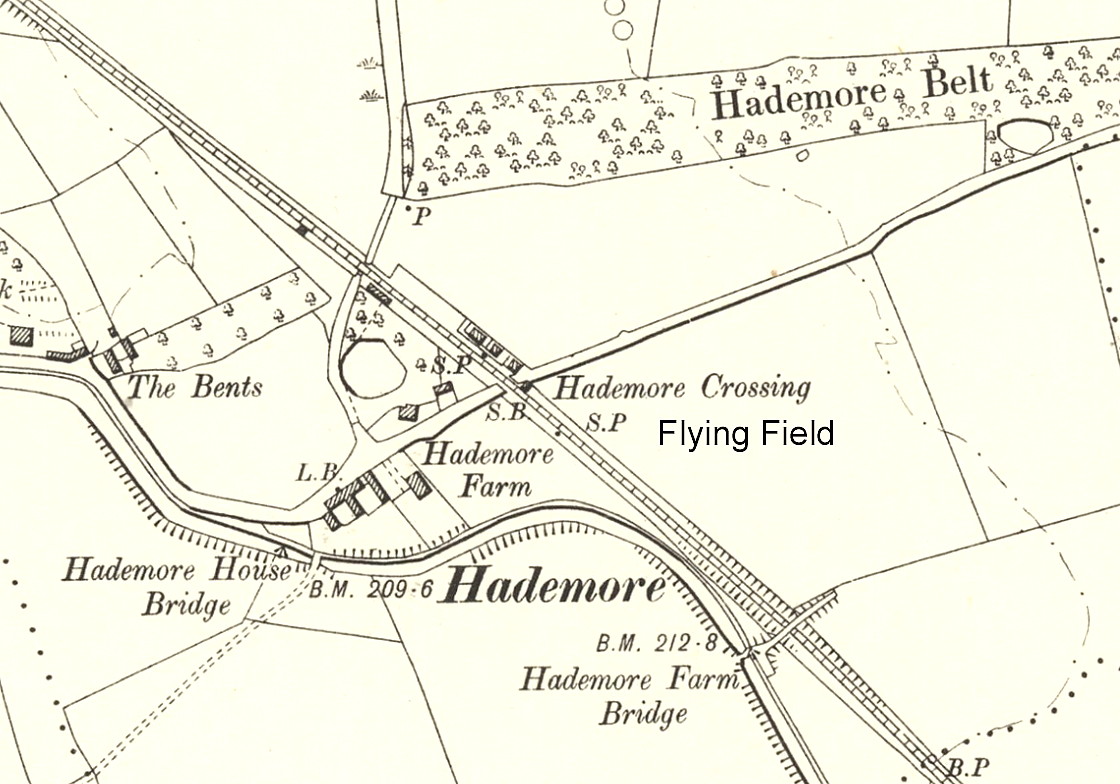 Hademore Crossing local map c.1914