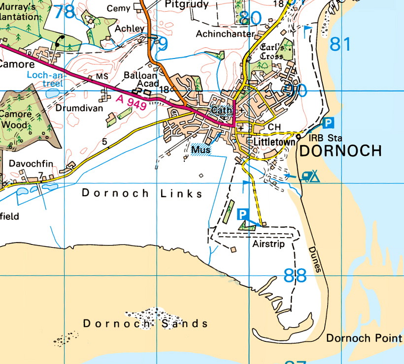 Dornoch flying sites - UK Airfield Guide