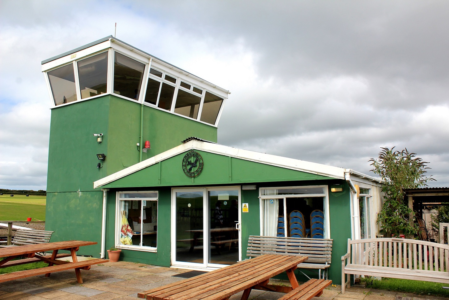 The control tower and cafe